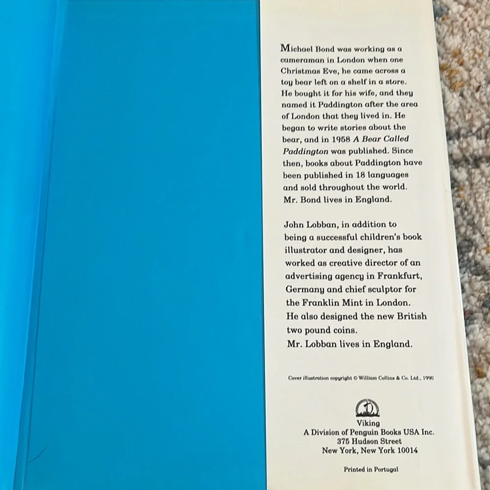 Paddington's opposites Hardcover – January 1, 1990 by Michael BOND Vintage EUC